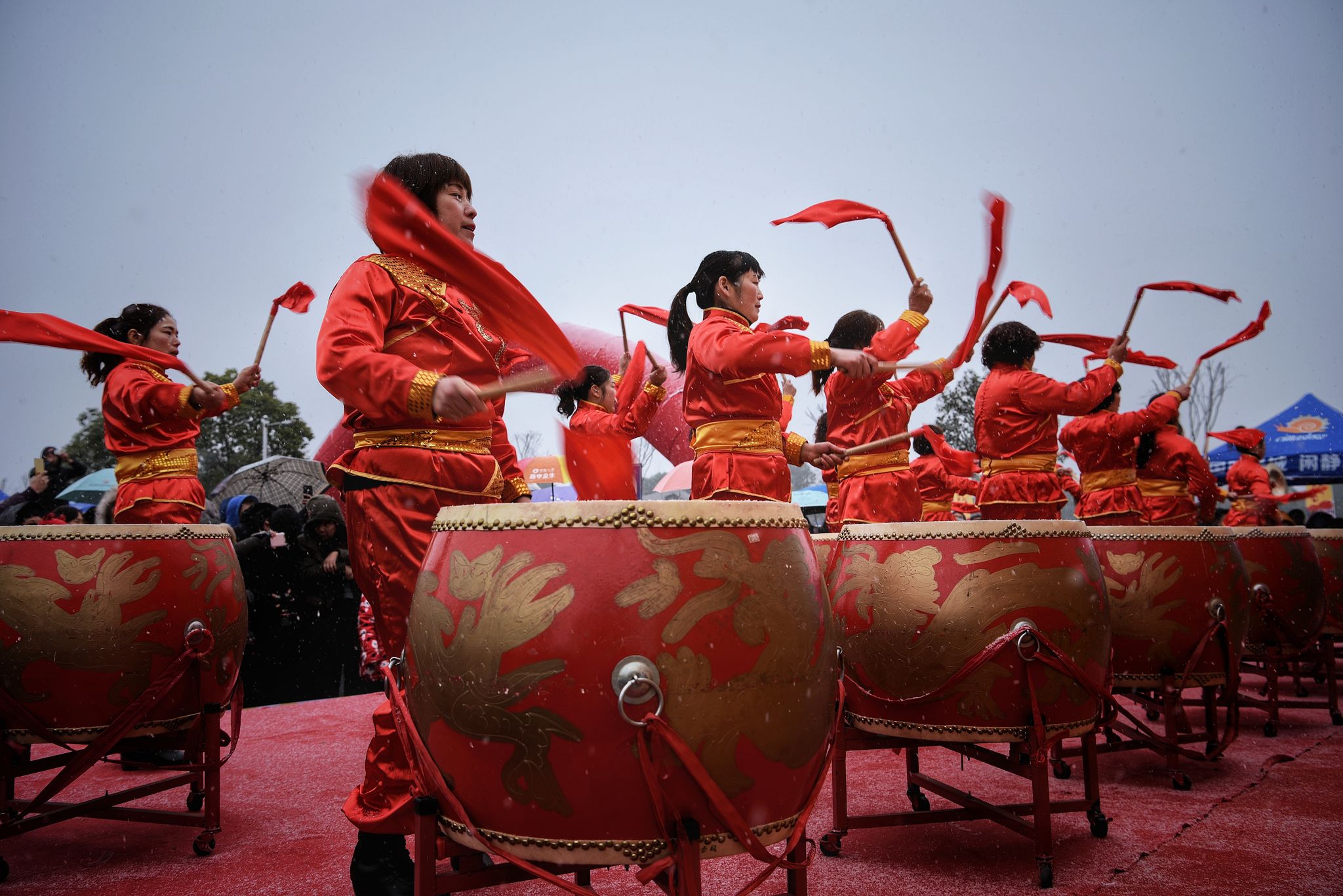 锣鼓喧天迎新年