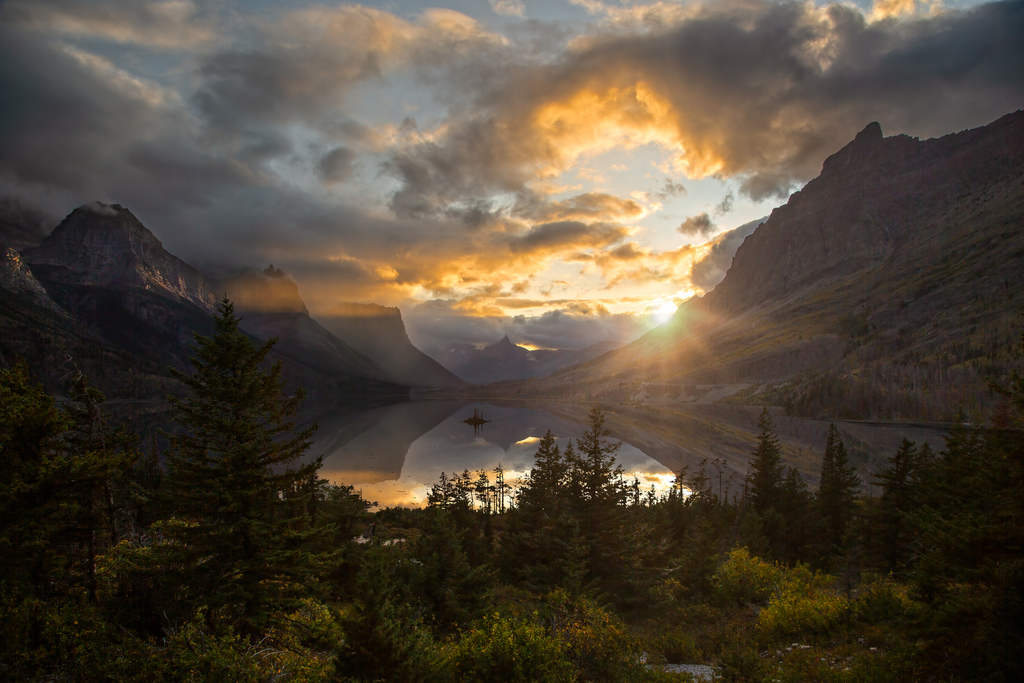 glacier national park摄影照片