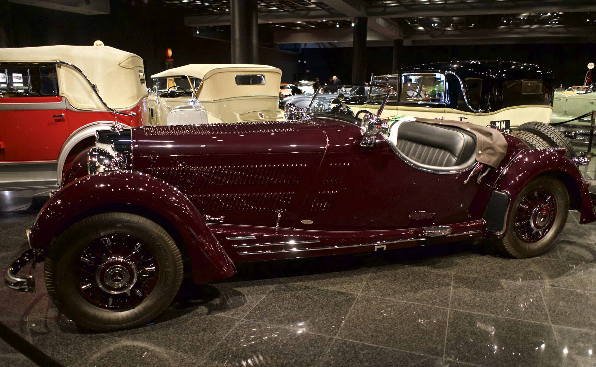 blackhawk museum > 1934 mercedes-benz 500k special roadster