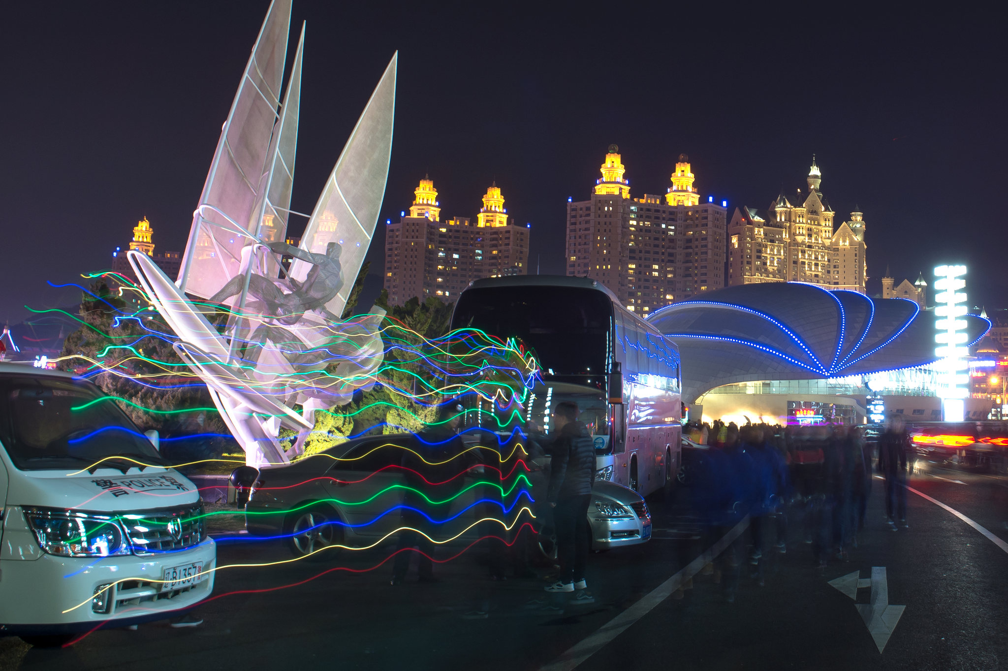 大连-星海广场-节日