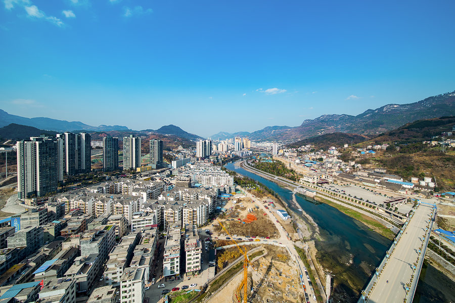 遠瞰石阡新城區 天氣還行 只是時間有點緊龍川河畔 天氣好的時候 還是