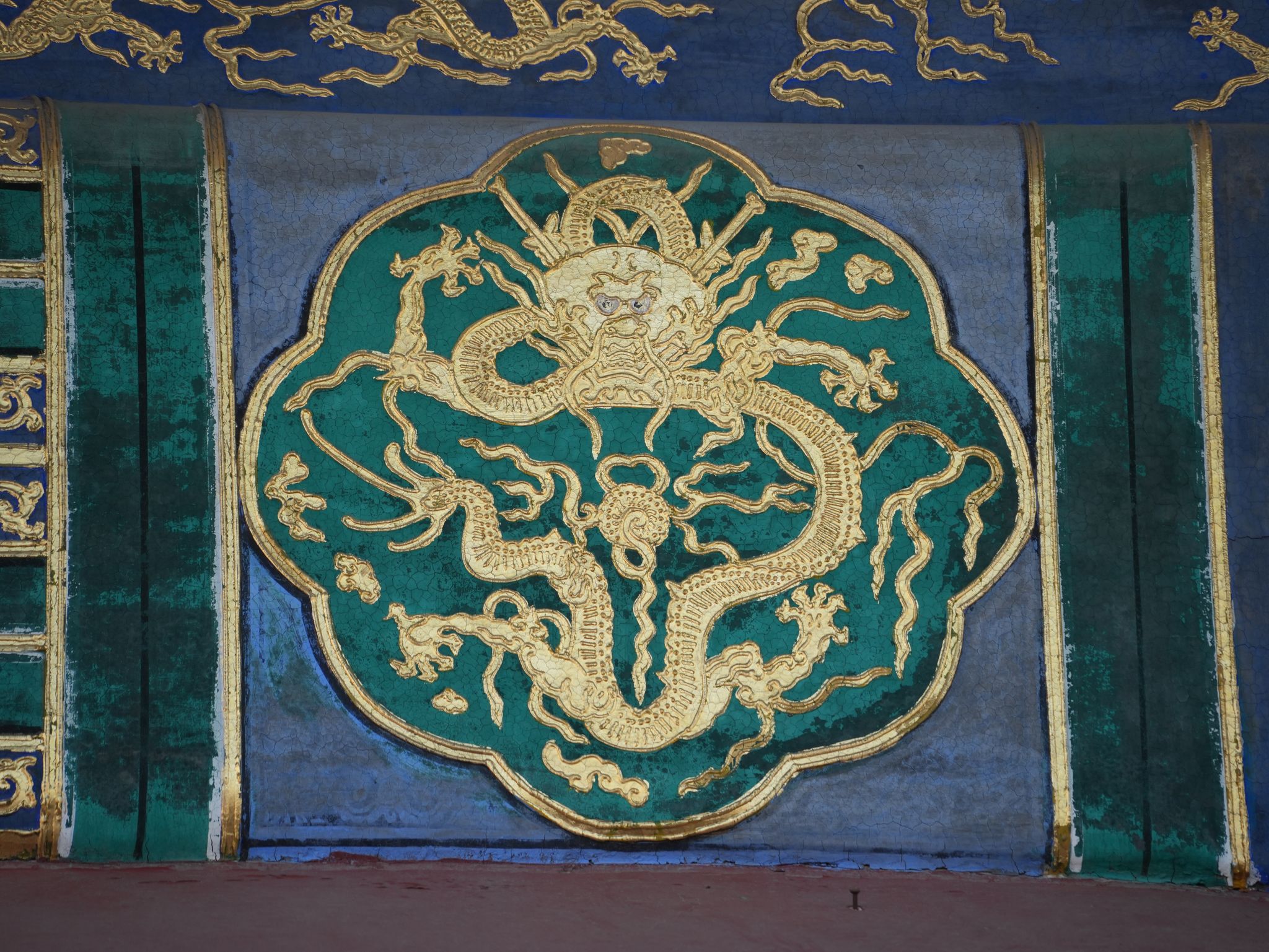 庆成宫金龙和玺彩画中国古代建筑中等级最高的彩画形制