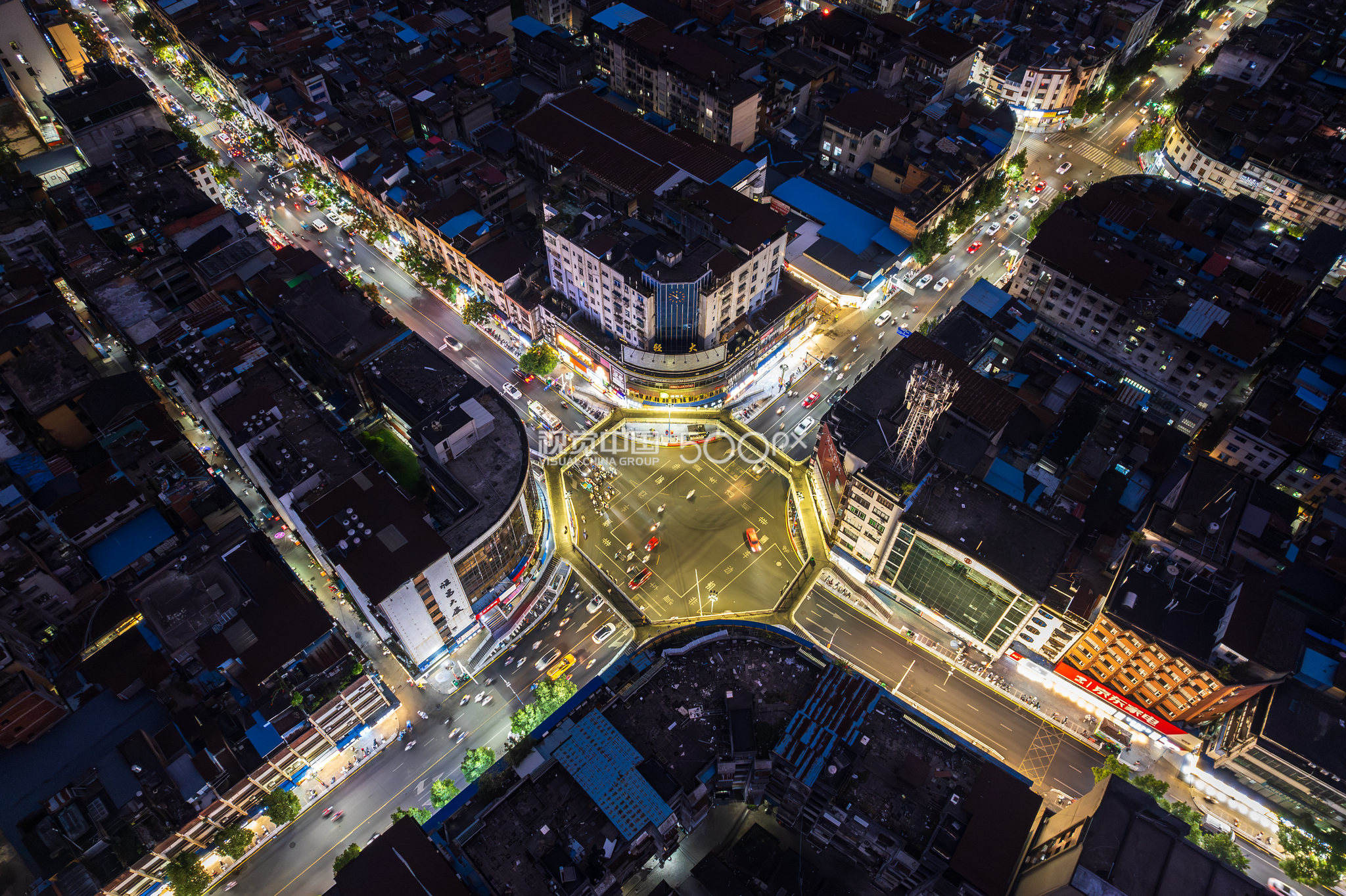 福建建瓯,南街头夜景