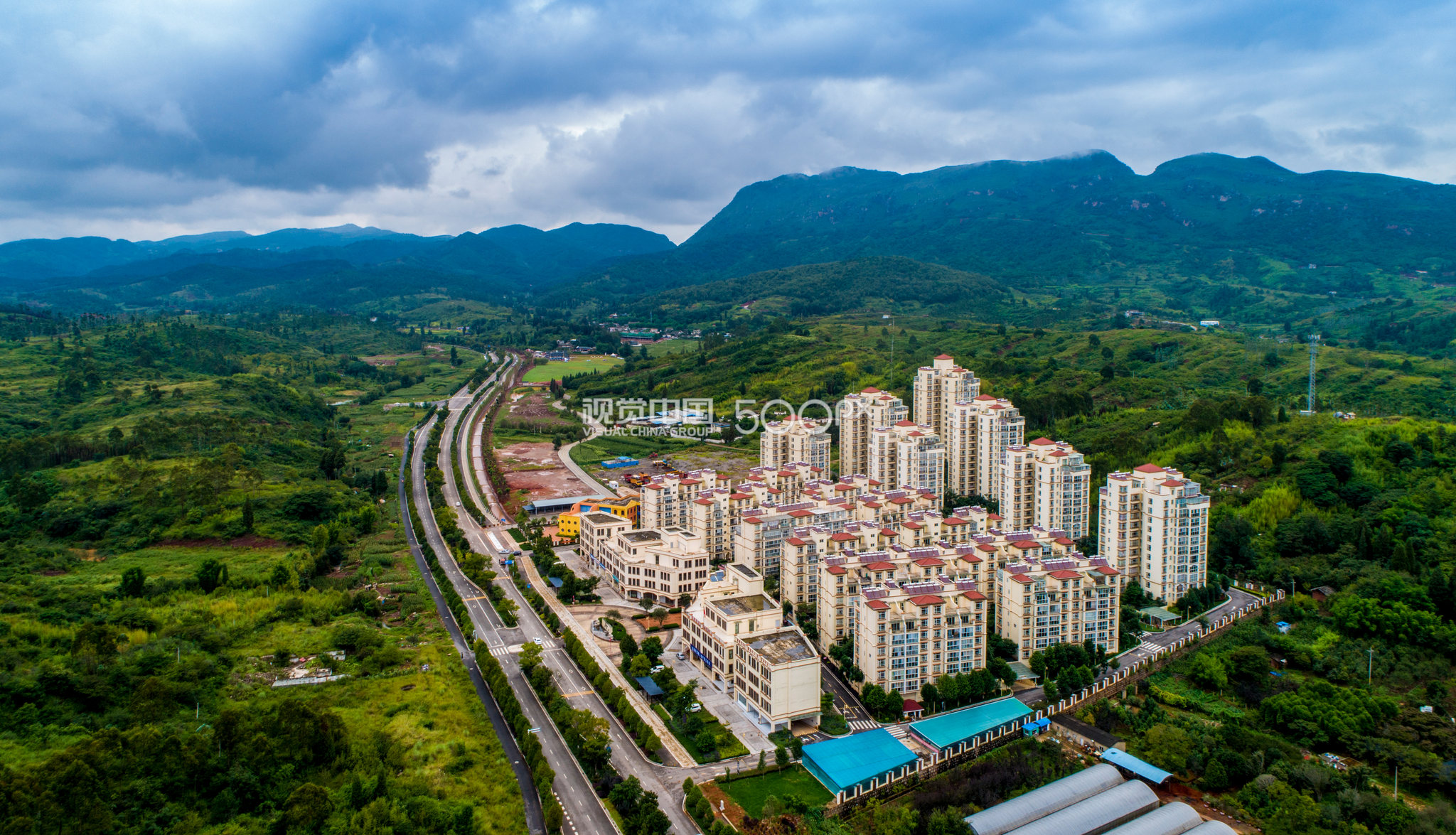 云南省安宁市太平镇光崀村风光