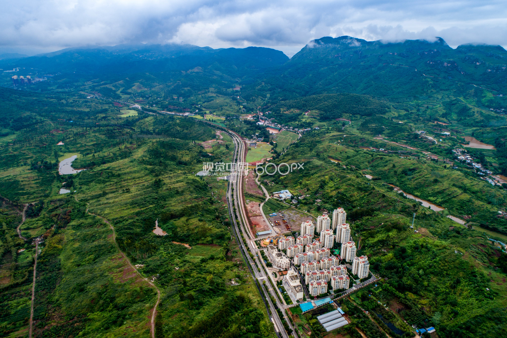 云南省安宁市太平镇光崀村风光