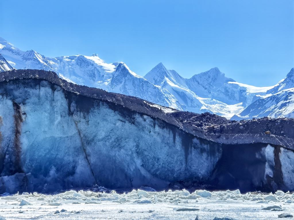 走近冰川摄影照片