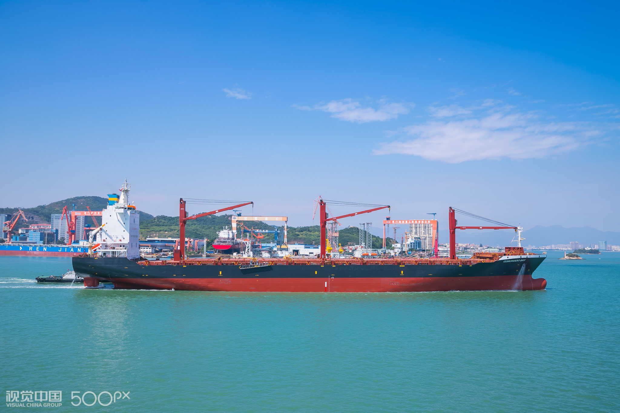 厦门东渡港-船舶入港 ship entering dongdu, xiamen