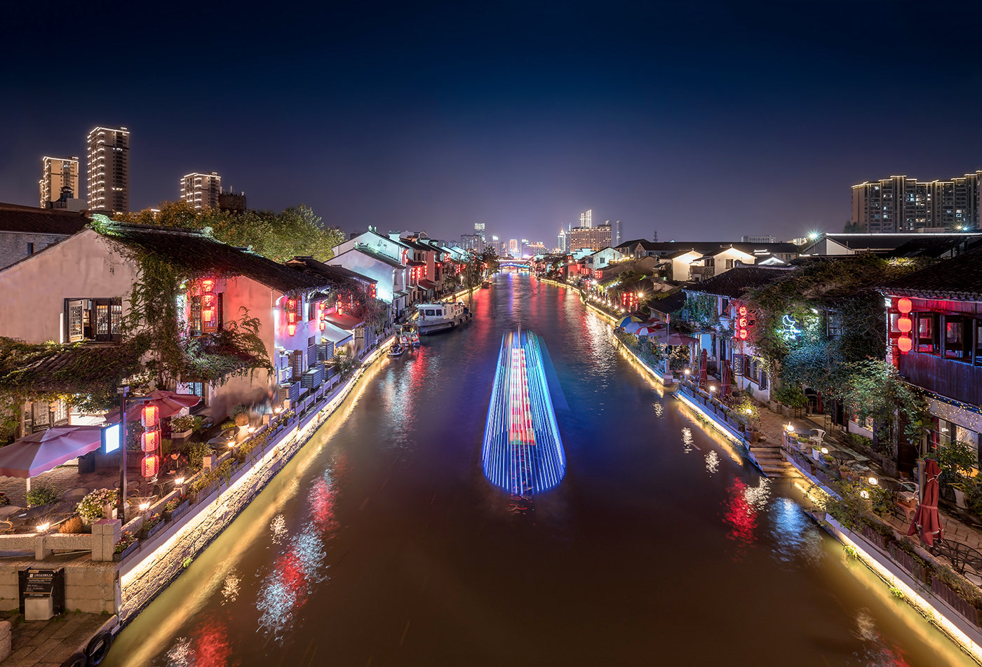 无锡古运河畔的风景