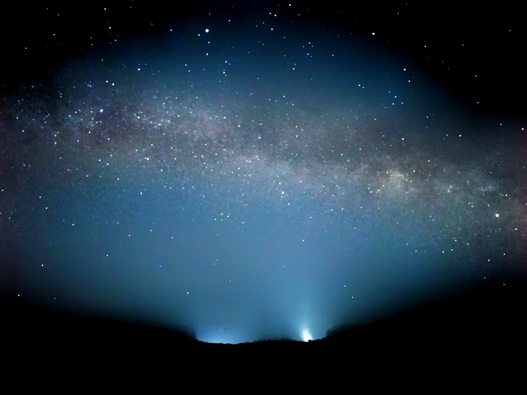 浑善达克沙漠之夜