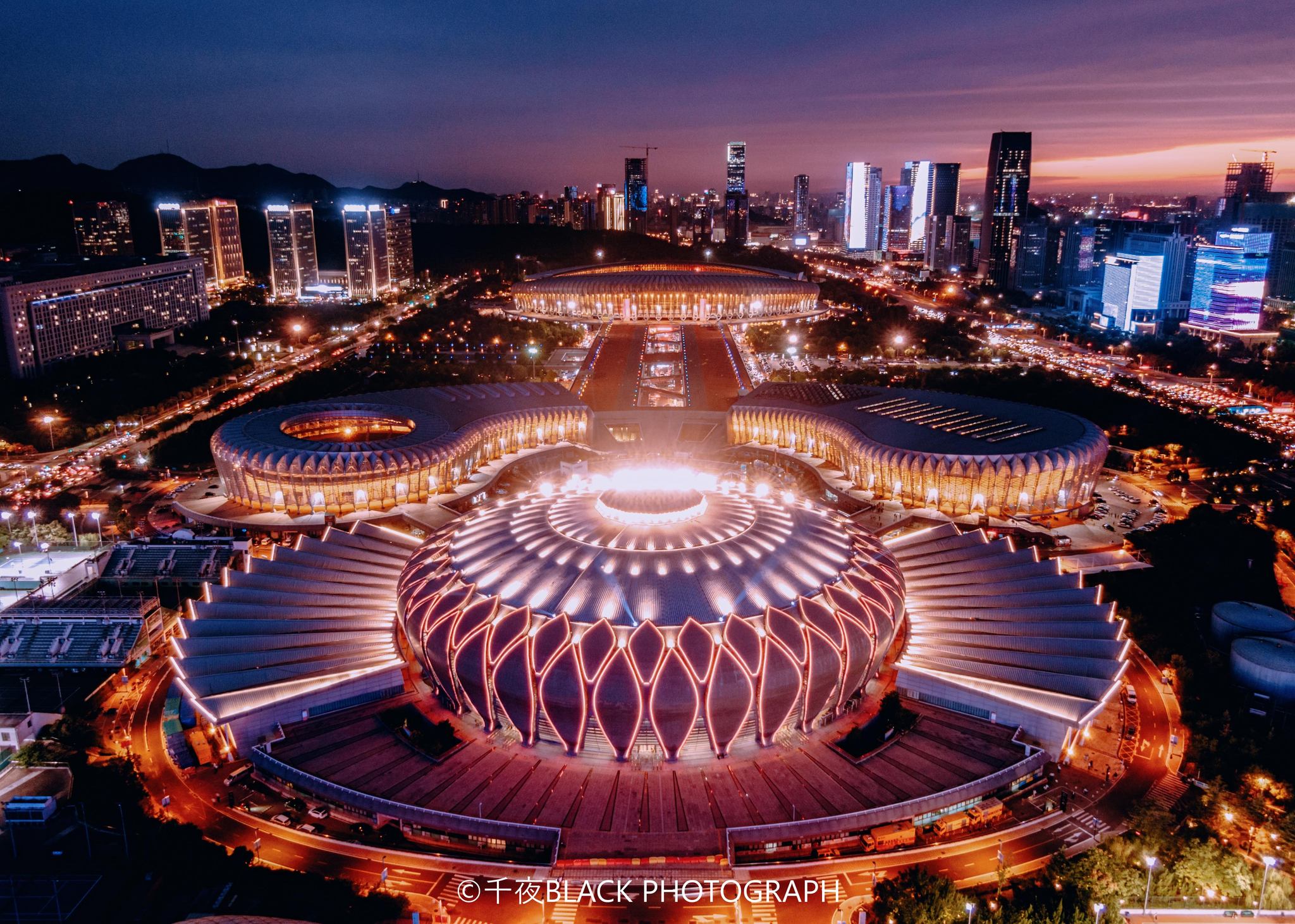 济南奥体夜景