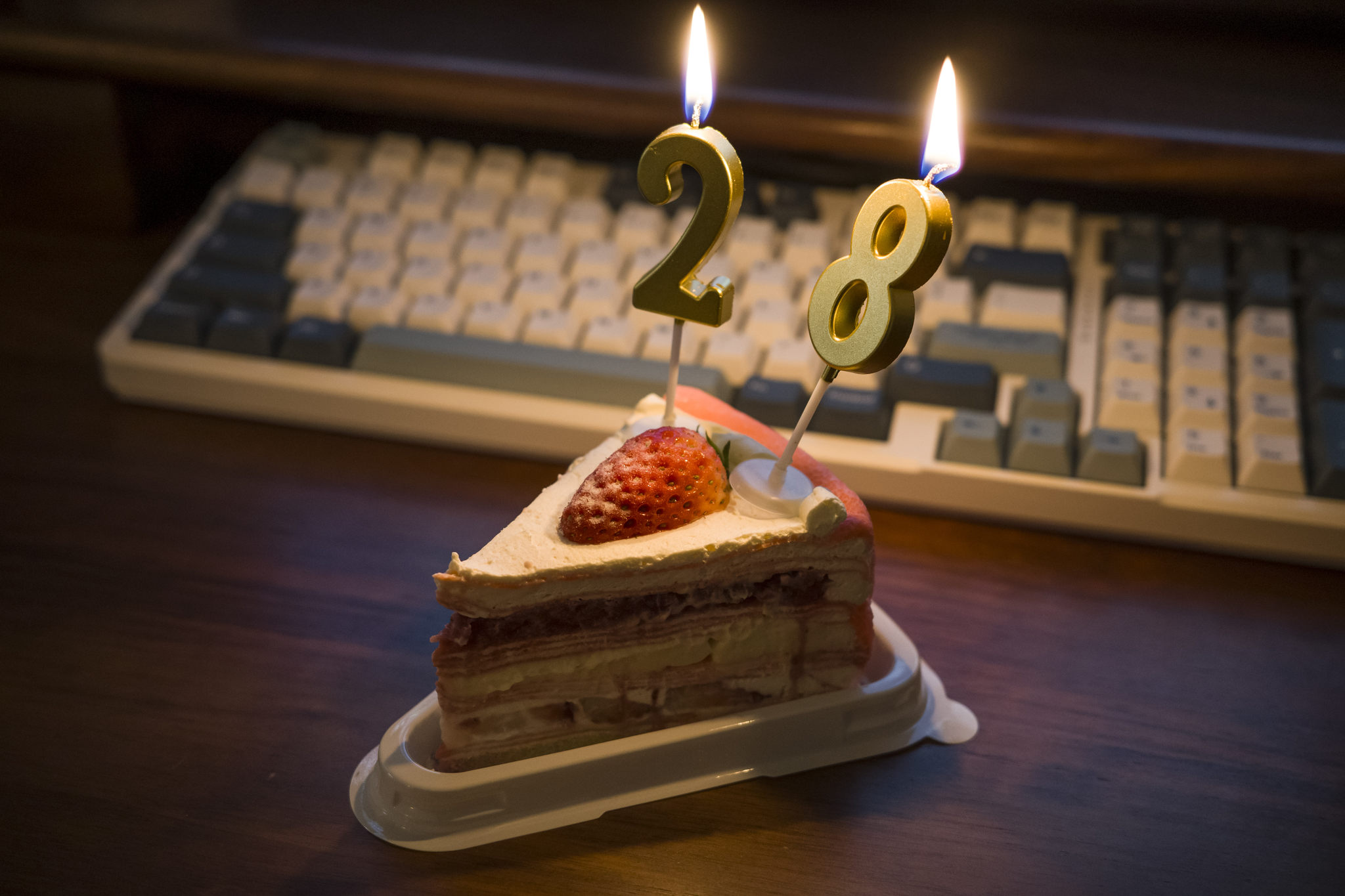 28岁生日蛋糕,独自一人一个人过生日小蛋糕独居