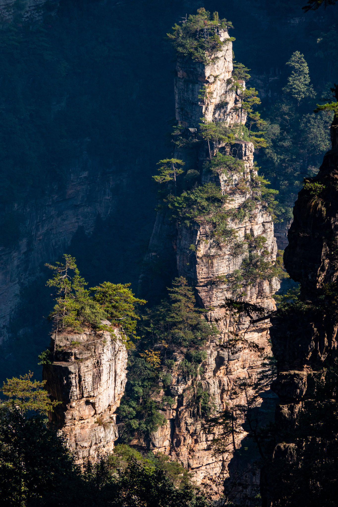 张家界武陵源景区黄石寨风光