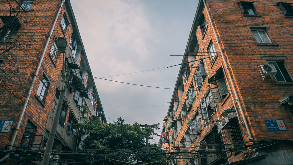 城中村摄影照片