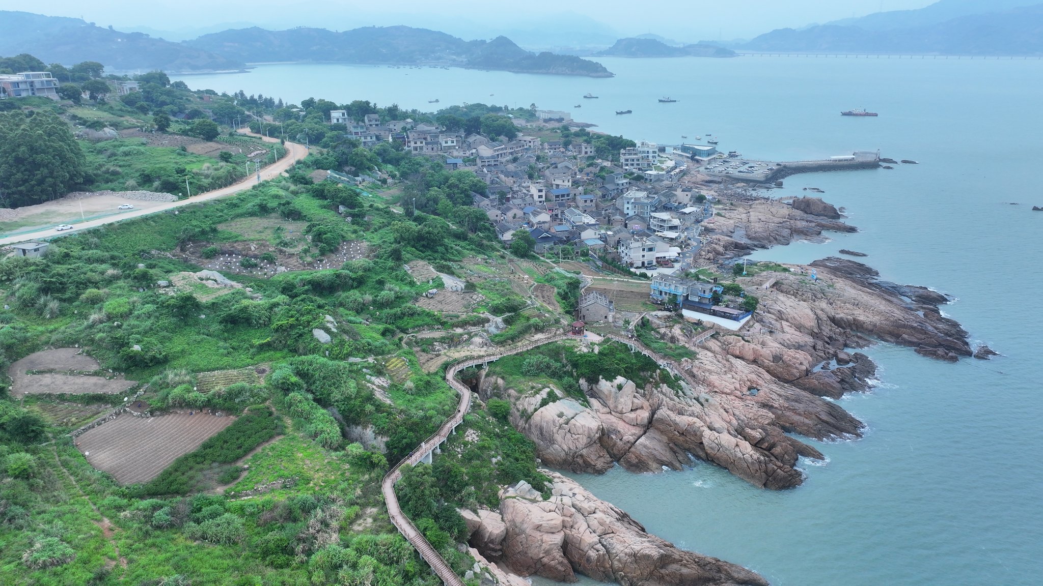 福建宁德霞浦渔井码头风光
