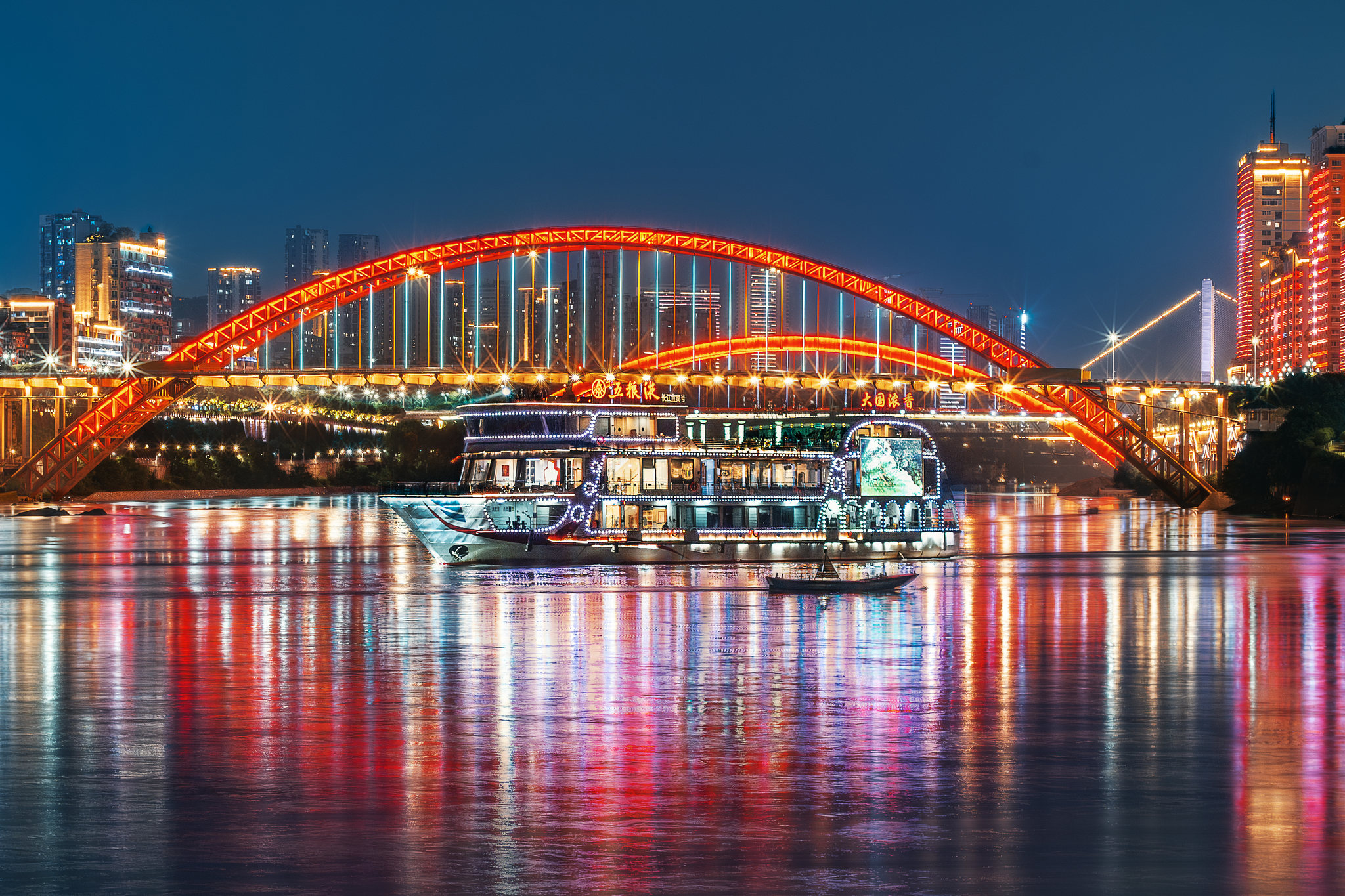江景夜色摄影作品_城市风光摄影图片 - 500px摄影社区