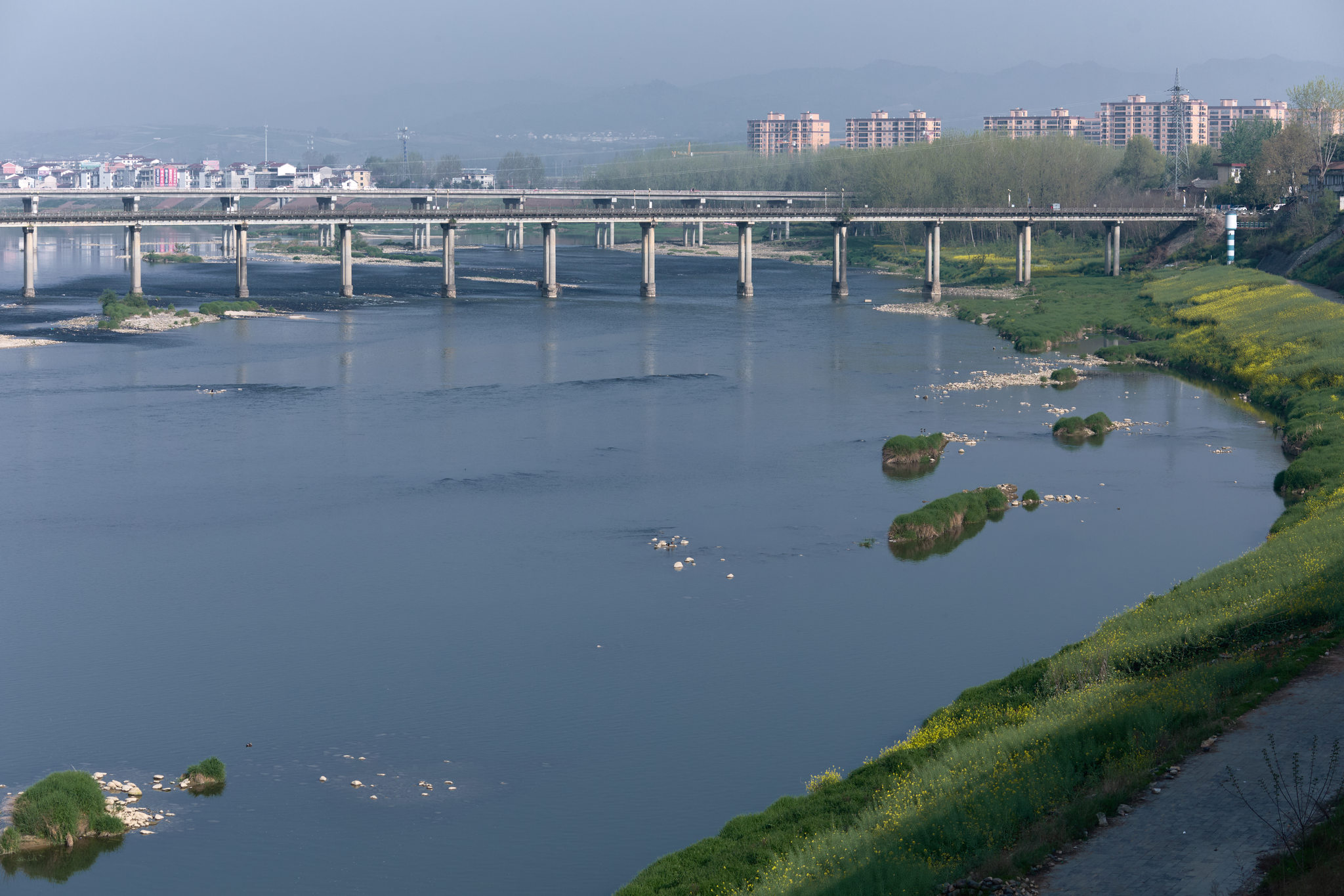陕西旅游陕南风光汉中洋县油菜花海