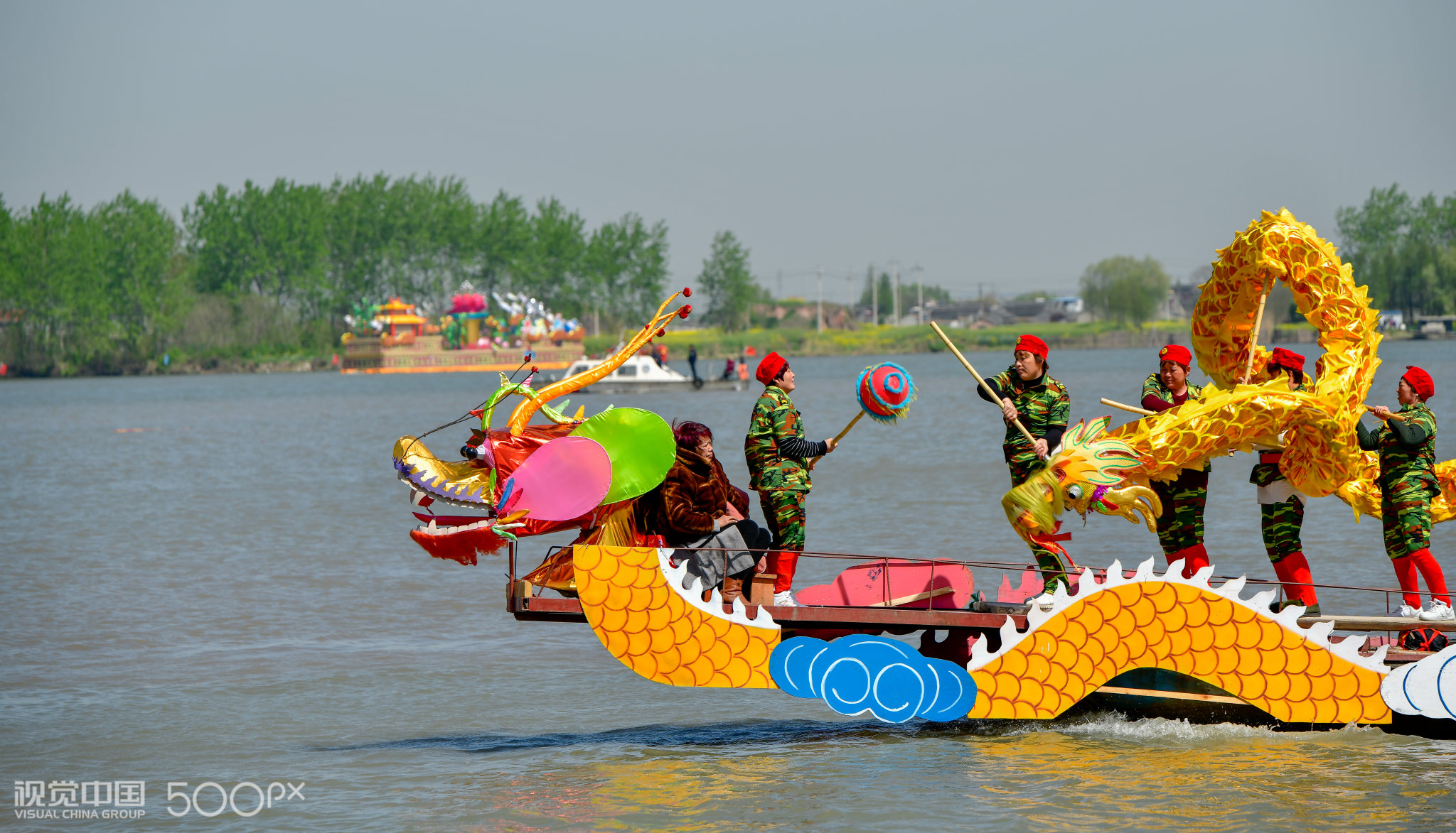 2018年江苏泰州溱潼会船节龙船表演