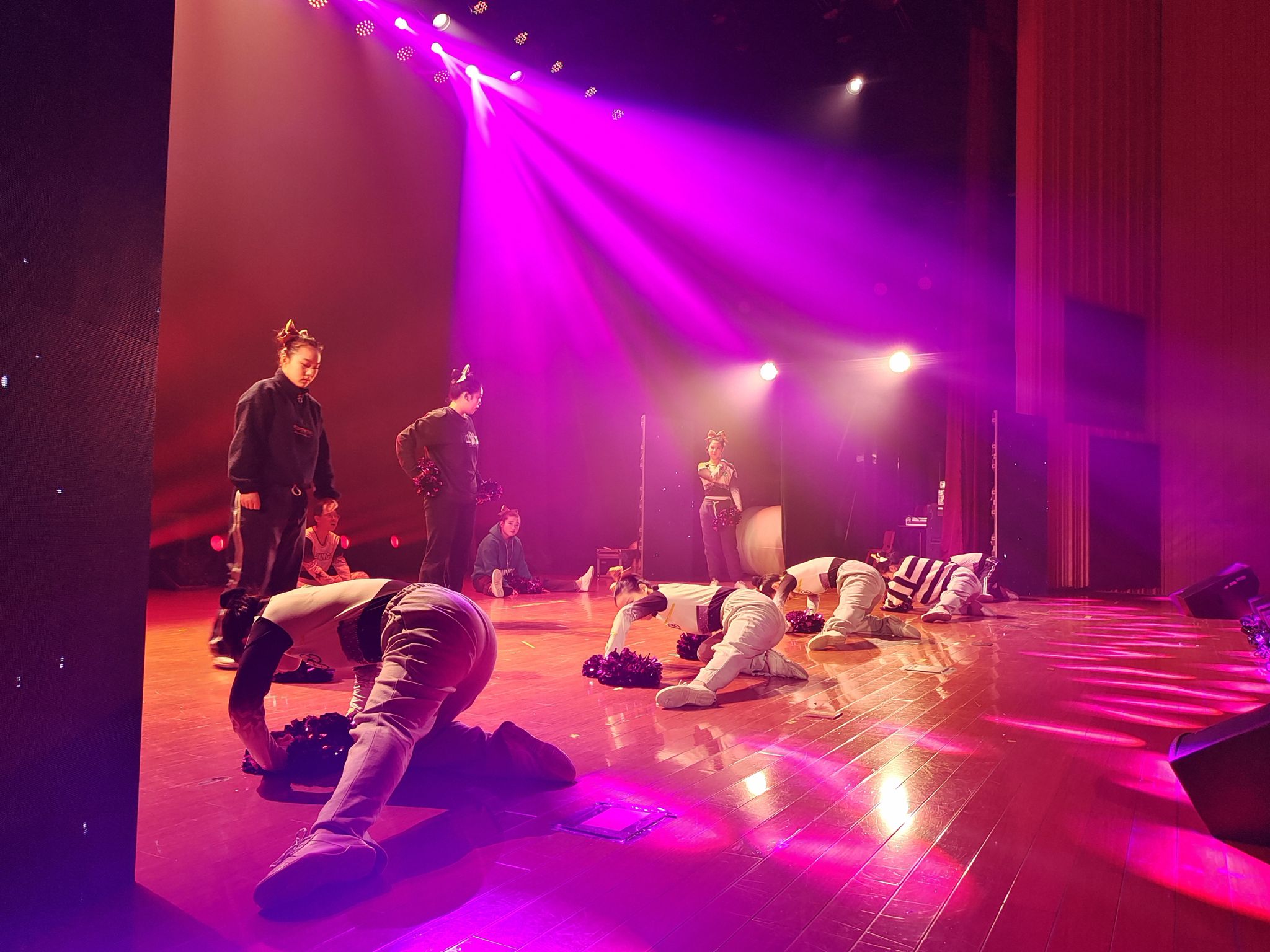 舞台演出前的彩排