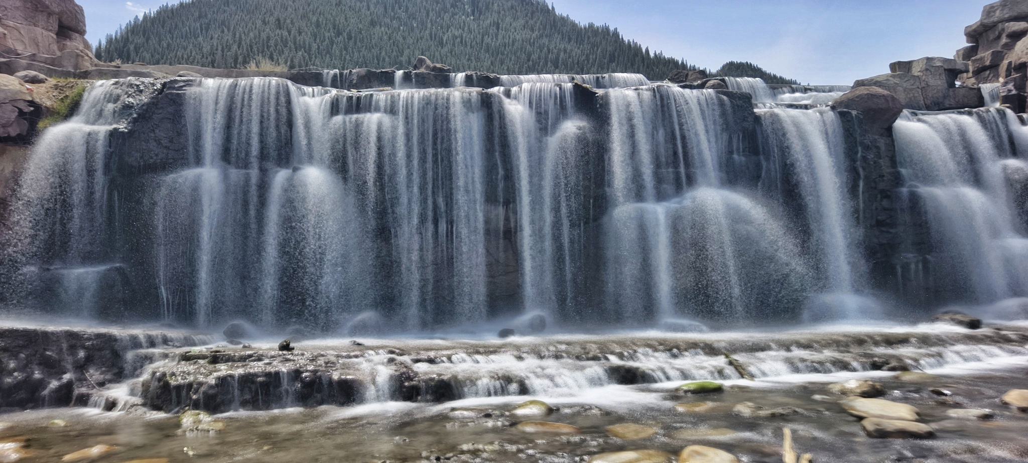 瀑布乌鲁木齐天山大峡谷