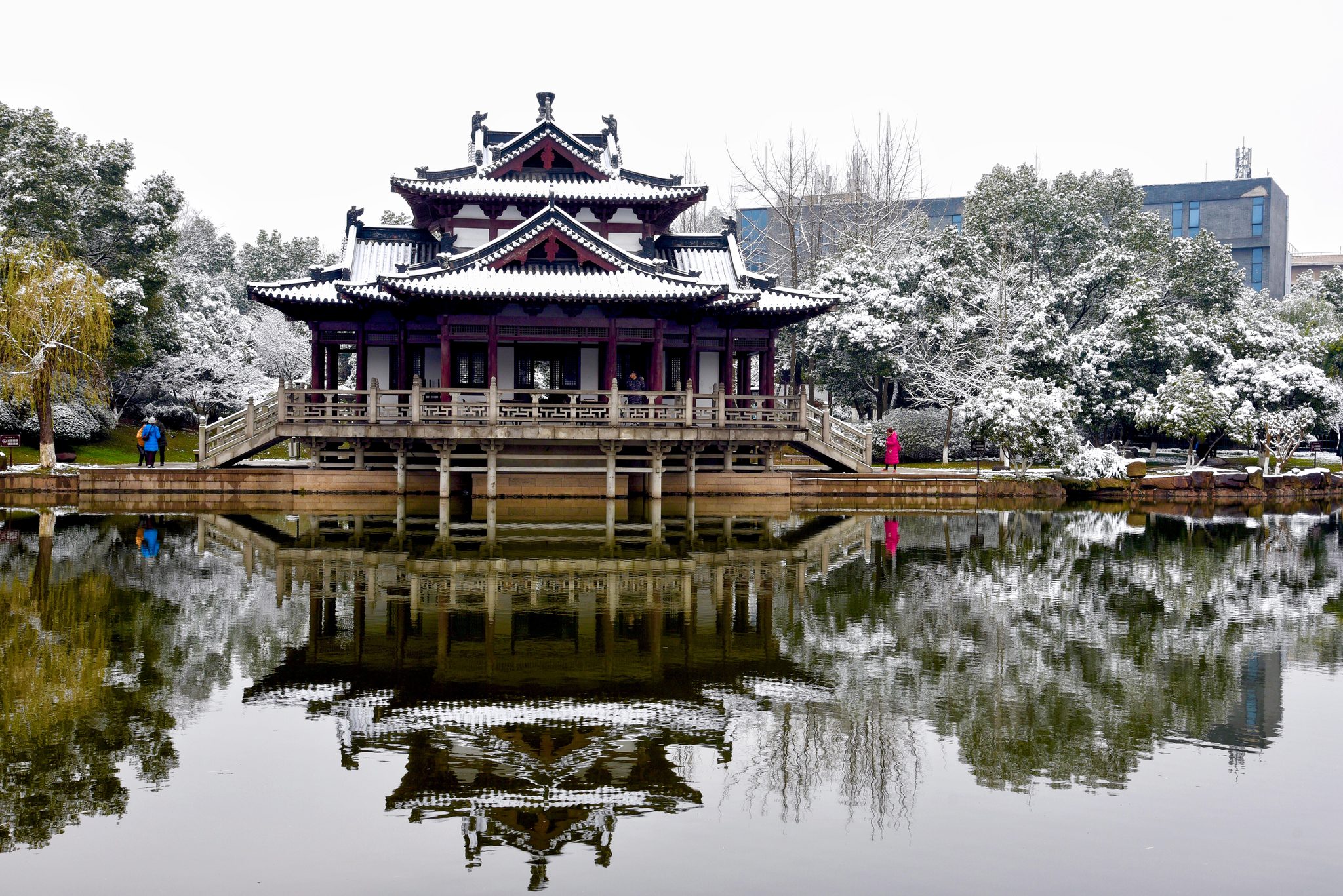 飞英公园.韵海楼.湖州市