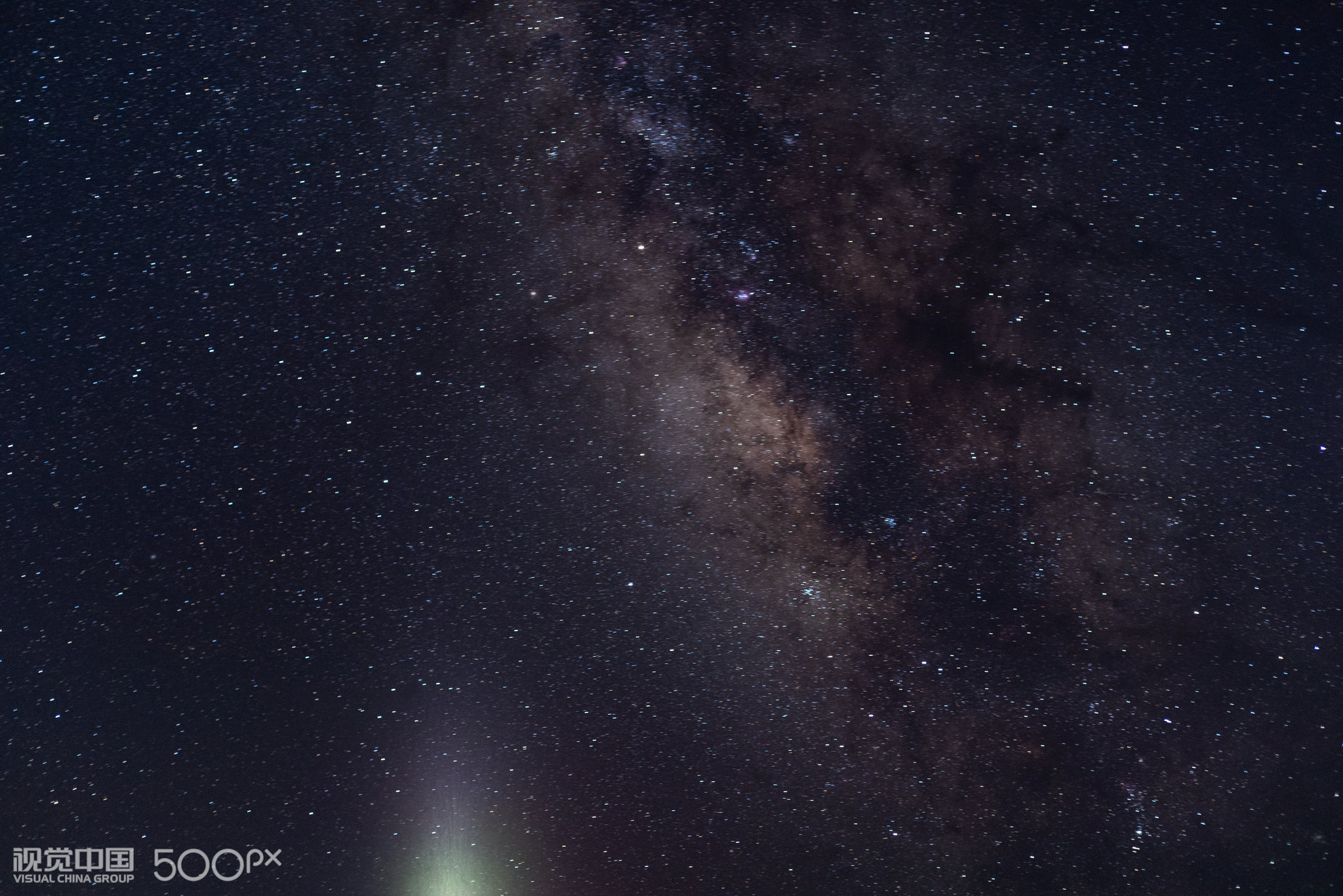 青海茶卡盐湖景区星空天空之境
