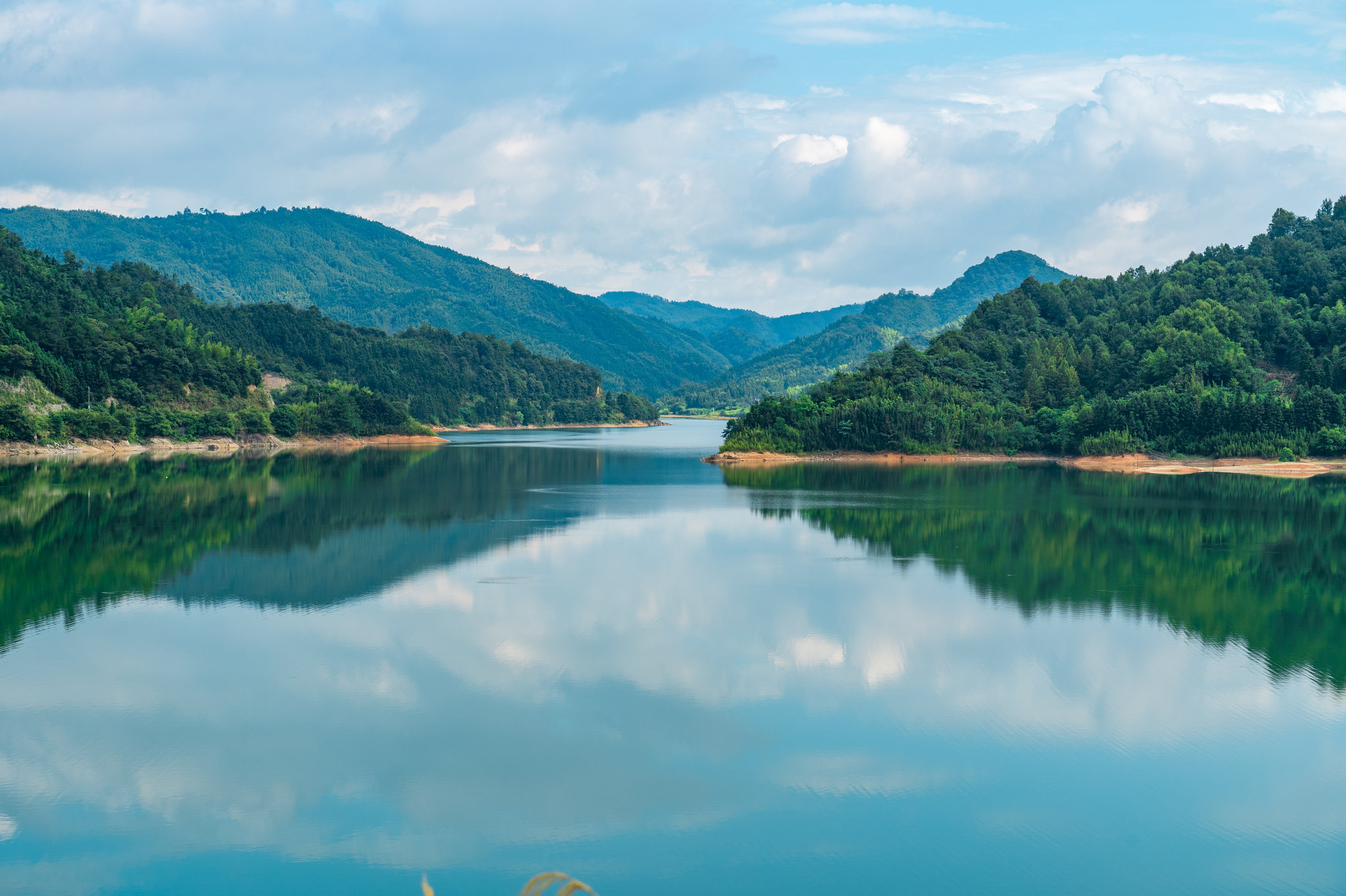 安徽青阳将军湖水库