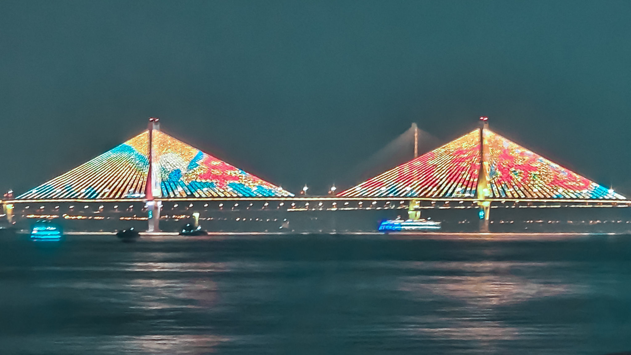 武汉长江二七大桥夜景