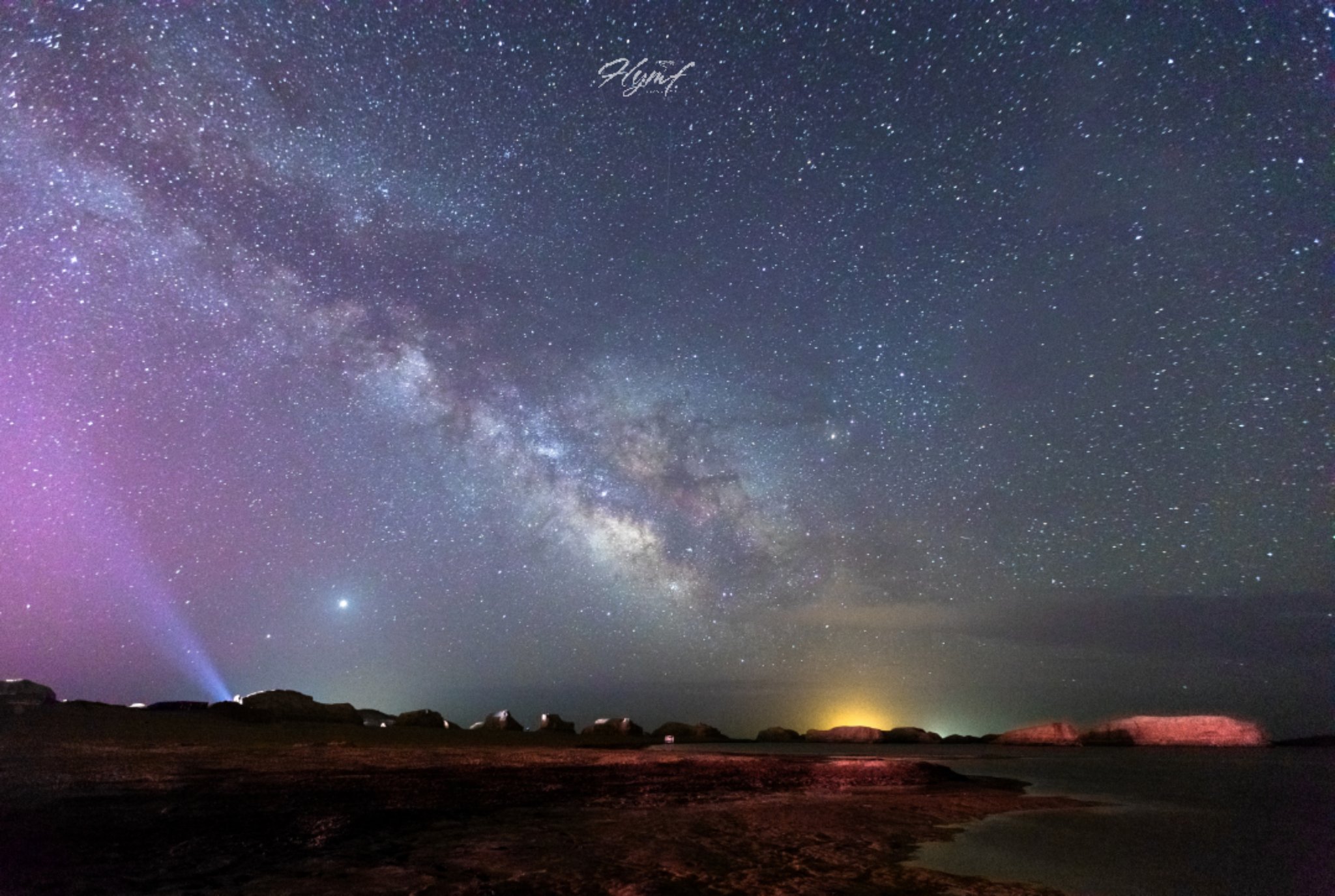 《八月星空》摄影/胡杨牧风