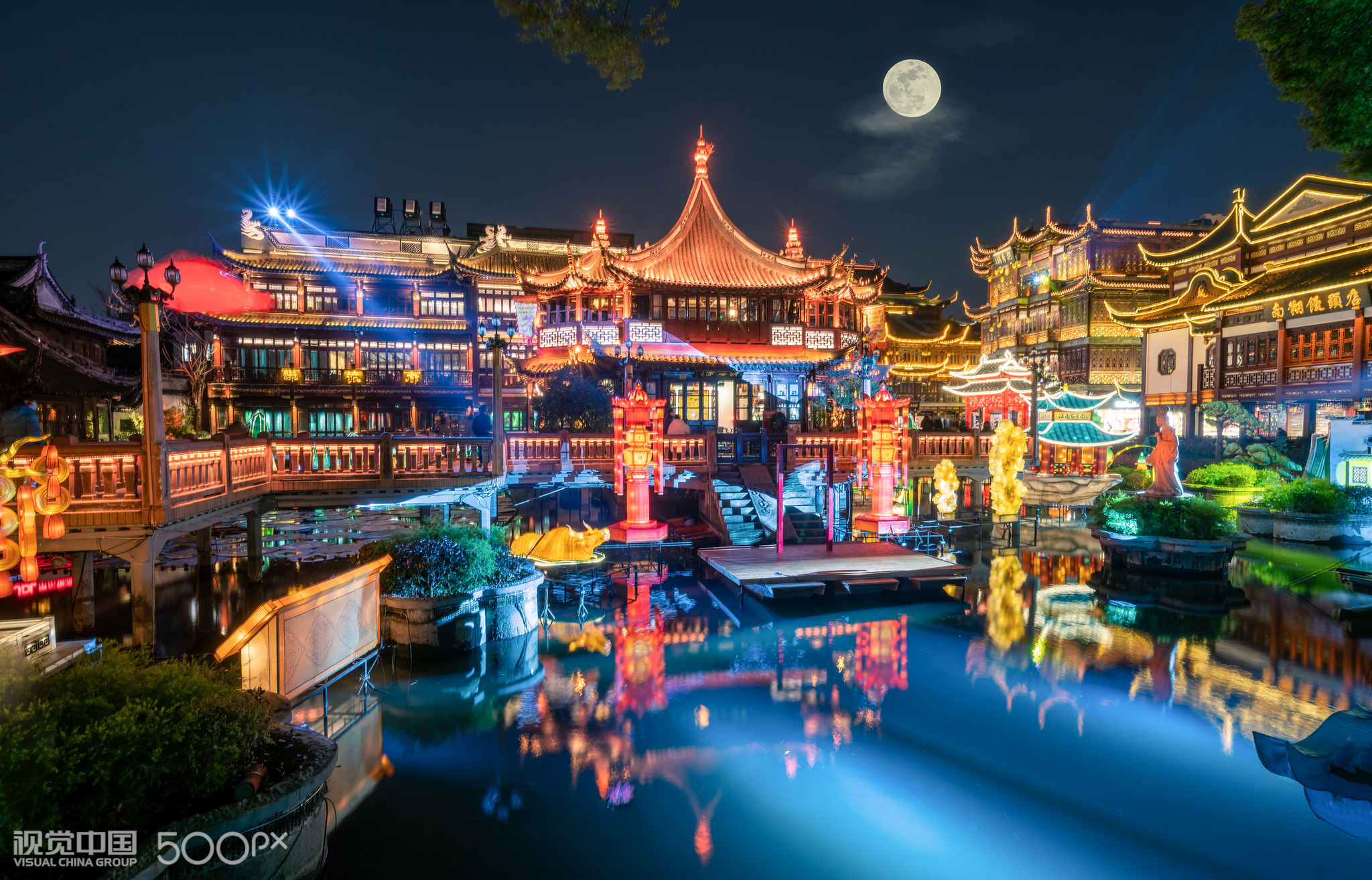 豫园九曲桥灯会