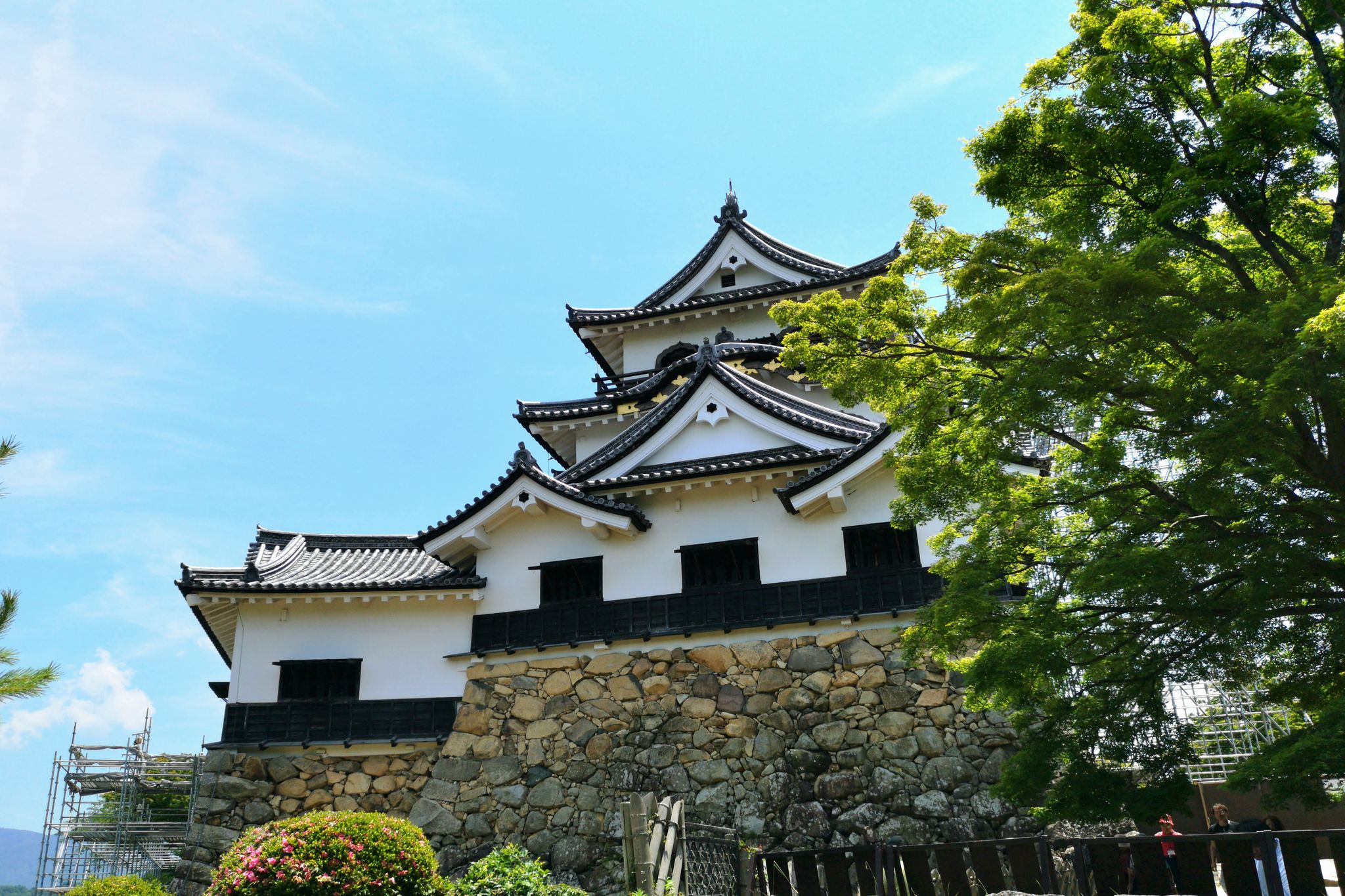 日本滋贺县彦根市,日本国宝彦根城