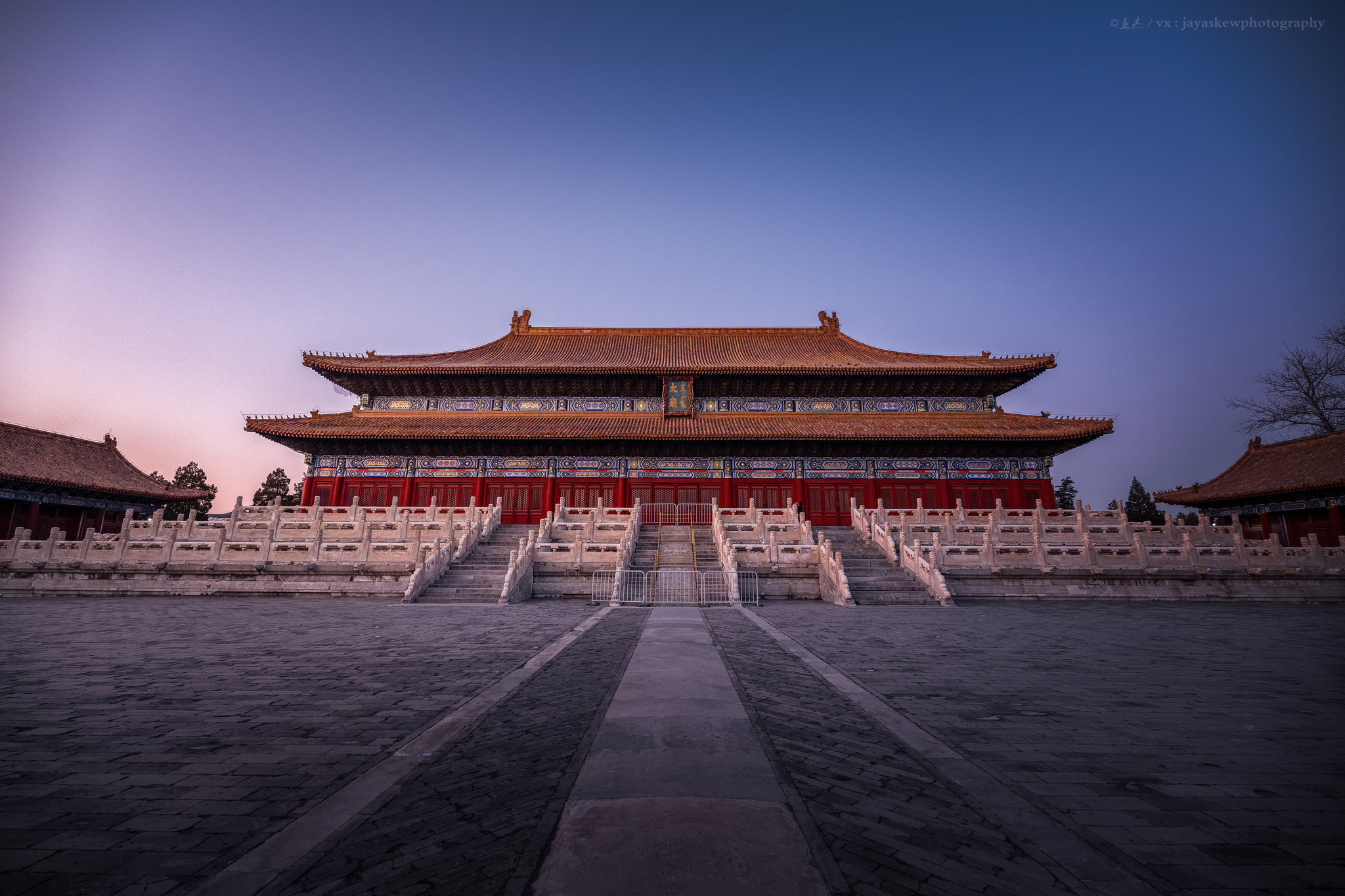 太庙(the ancestral temple),位于北京市东城区东长安街天安门东侧,始