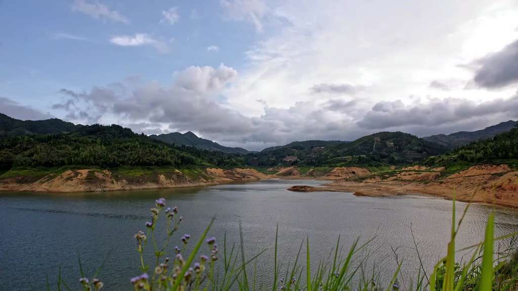 无界梅州八乡山水库流云延时视频,云卷云舒,极致之美@柴继军captjzhou